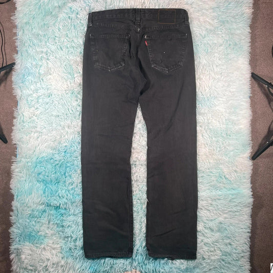 Vintage 90s Black Levi’s 501 Jeans Straight Leg - 33W 32L