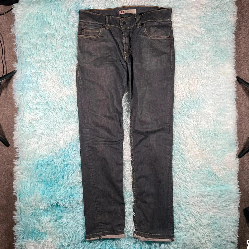 Vintage 00s Levi’s 511 Jeans Slim Fit - 32W 34L