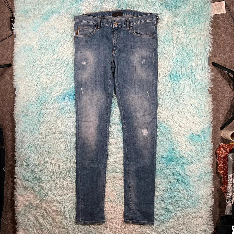 Blue Emporio Armani Jeans Skinny Jeans - 32W