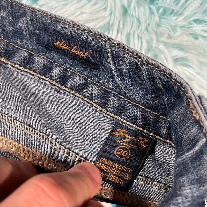 Vintage slim boot Jeans Seven7 - Size 20
