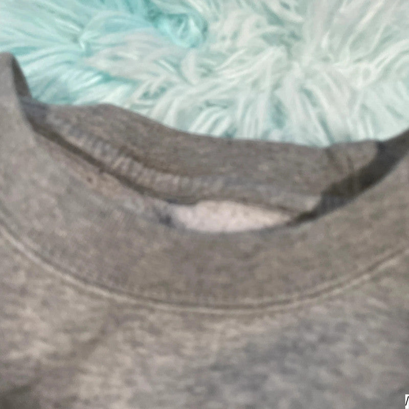 Grey Nike Sweatshirt Plain - Large