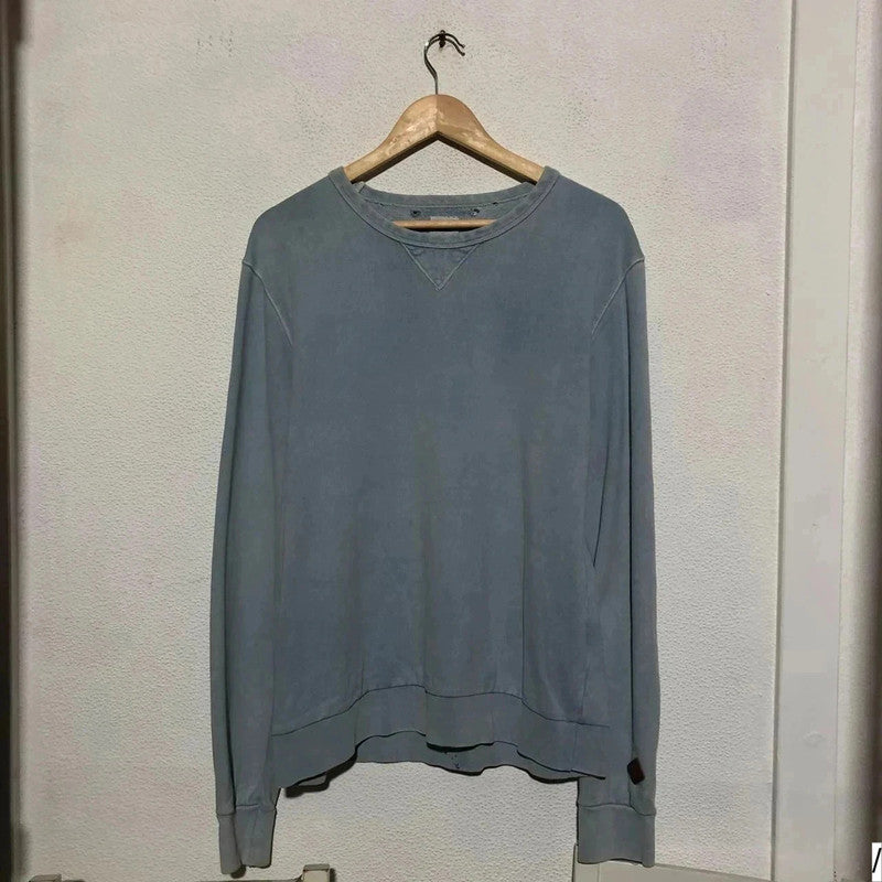 Vintage Light Blue CP Company Sweatshirt Plain - XXL