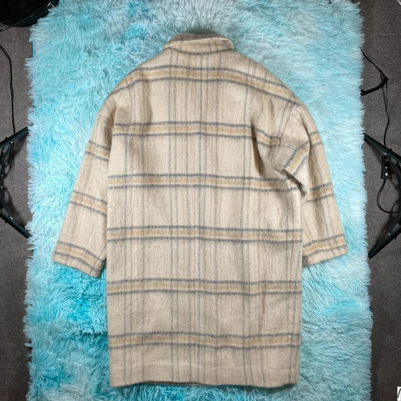 Cream Levi’s Wool Overcoat - Small