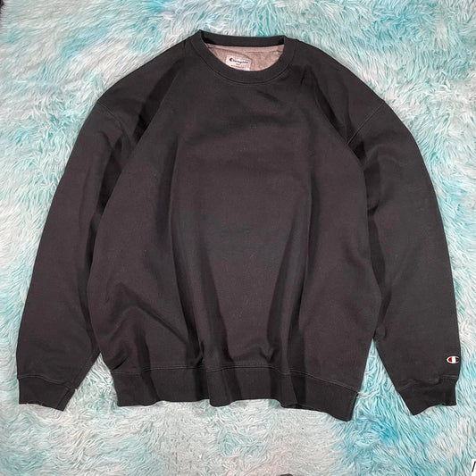 Vintage Dark Grey Champion Sweatshirt - XXL