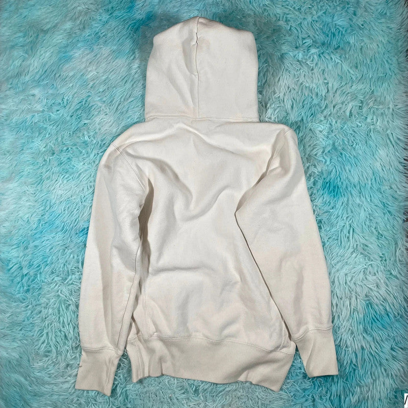 White Champion Reverse Weave Hoodie - Medium