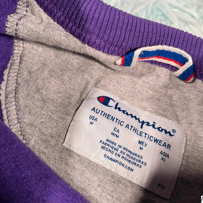 Purple Champion Sweatshirt Logo - Medium