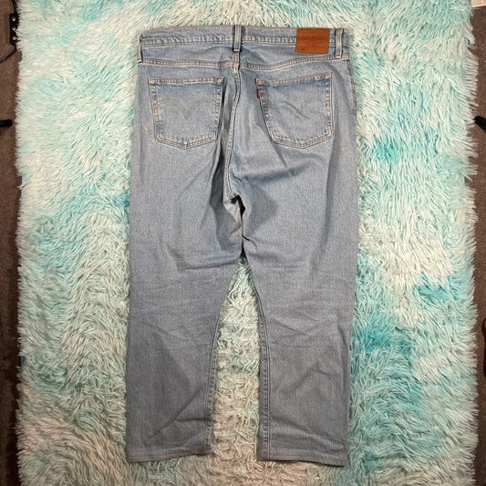 Light Blue Levi’s Jeans 501 Straight Leg - 34W 28L