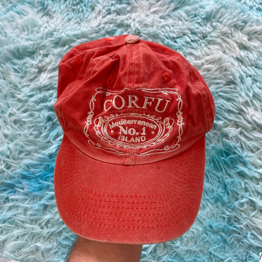 Coral Peach Corfu Tourist Cap