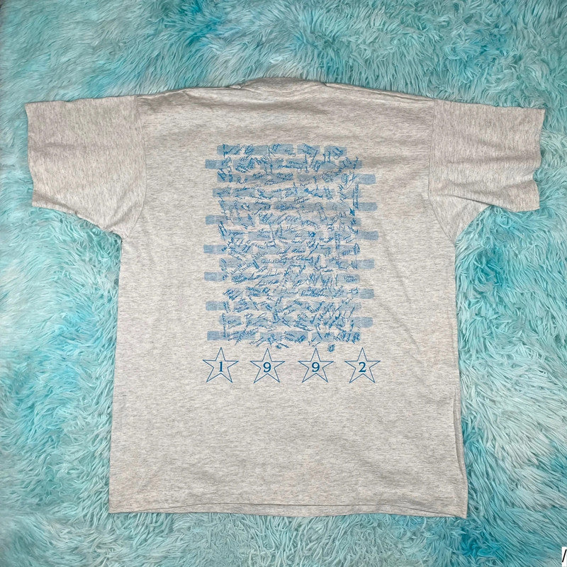 Vintage 90s Grey OHS Graphic T Shirt - XL