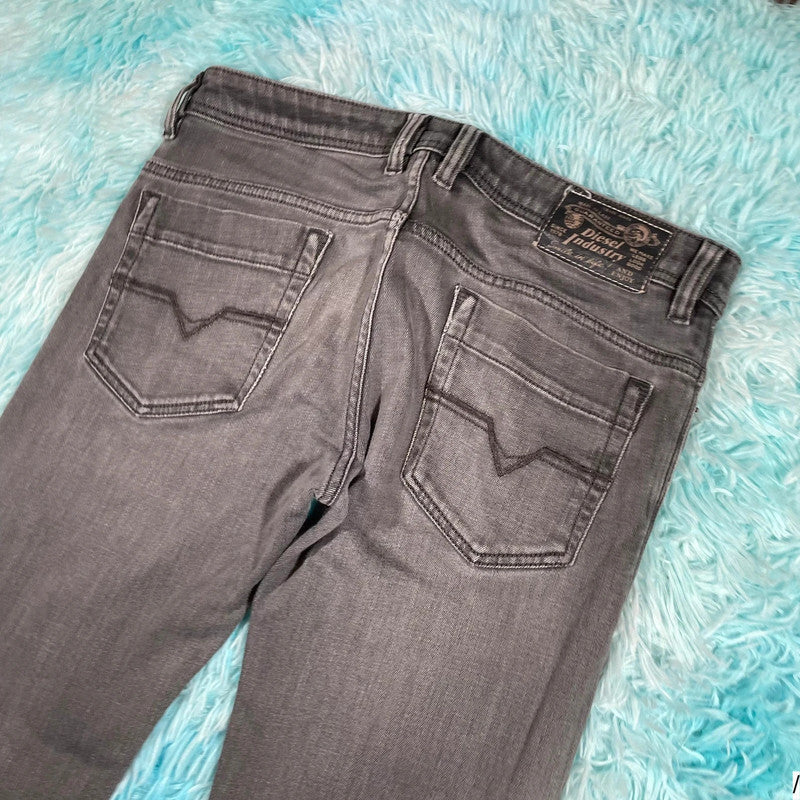 Grey Diesel Safado Jeans Slim Fit - 31W 32L