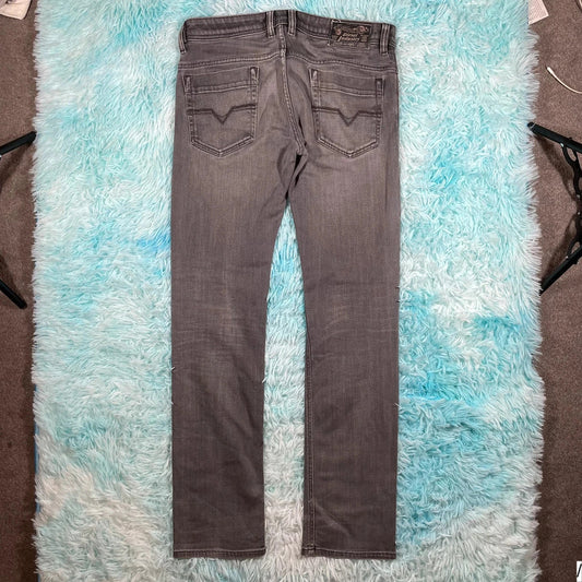 Grey Diesel Safado Jeans Slim Fit - 31W 32L