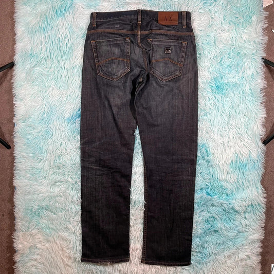 Navy Armani Exchange Jeans Straight Leg - 30W 30L