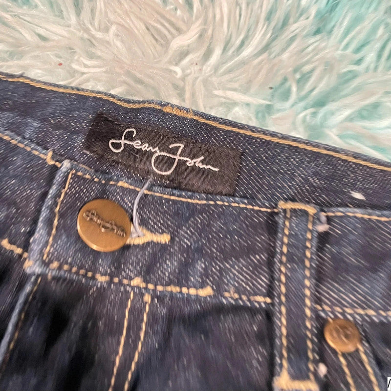 Vintage 90s Sean John Baggy Jean Shorts Jorts