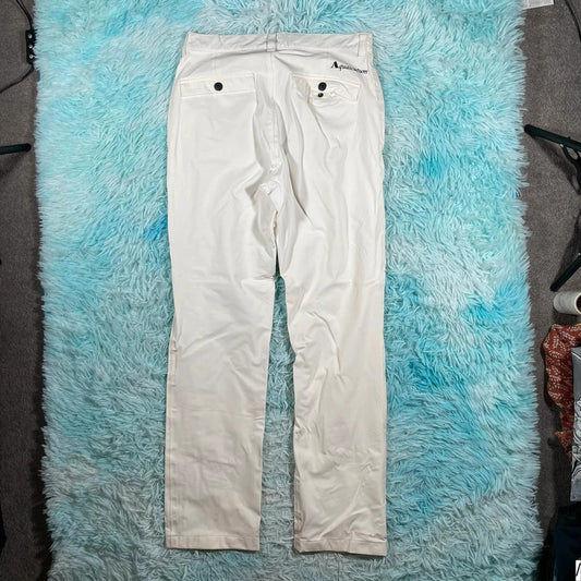 White Aquascutum Golf Trousers - Small