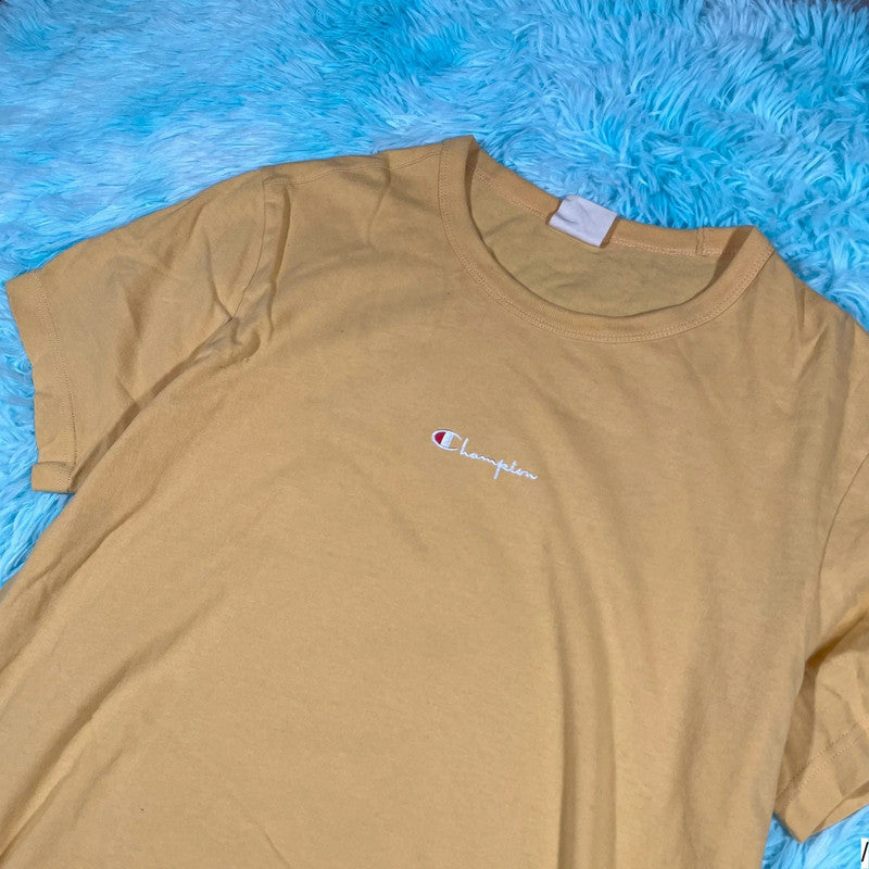 Mustard yellow Champion T Shirt - Medium
