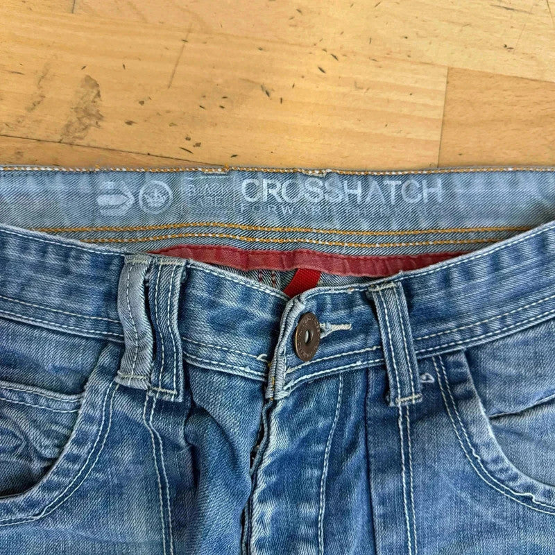 Vintage Y2K Crosshatch Jeans Skater - 30W 30L