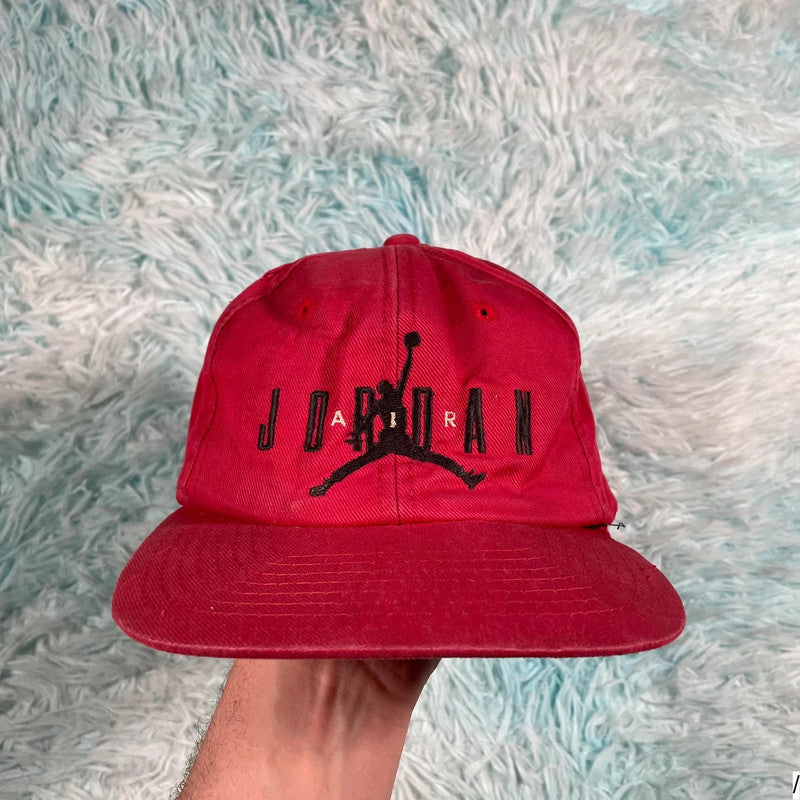 Vintage 90s Red Jordan Cap