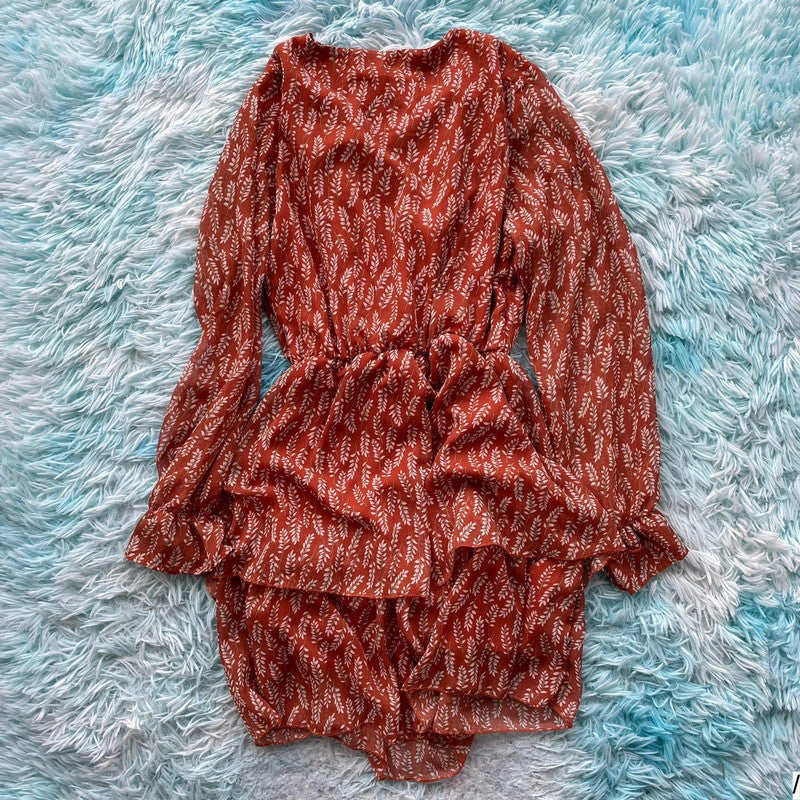 Vintage Red Kaycee Summer Dress - Small