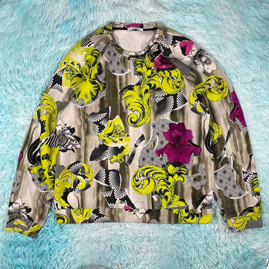 Patterned Versace Collection Sweatshirt - Large