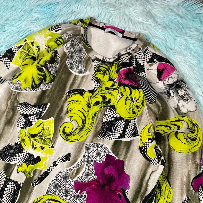 Patterned Versace Collection Sweatshirt - Large