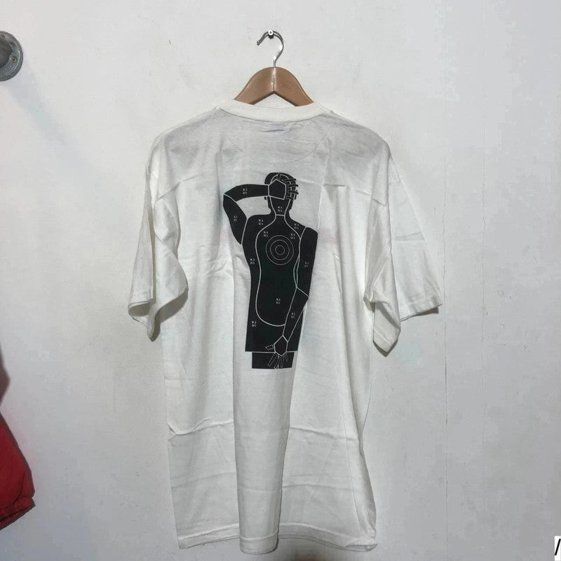 Vintage 90s White National Lampoon's Loaded Weapon Movie Promo T Shirt - XL