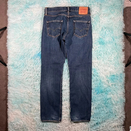 Blue Levi’s 501 Jeans Straight Leg - 30W 30L