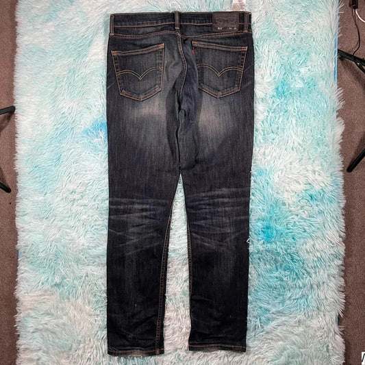 Navy Levi’s 511 Jeans Slim Straight Leg - 33W 32L