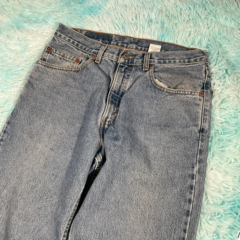 Vintage 90s Levi’s 550 Jeans Baggy Straight Leg - W34 L29