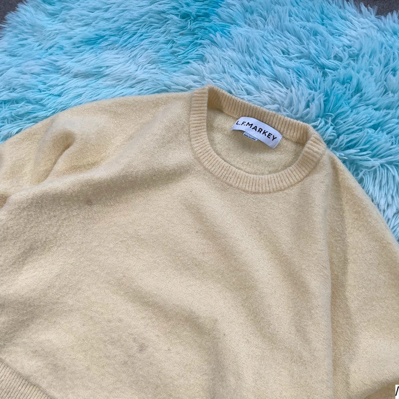 Yellow L.F. Markey Knitted Jumper - Size 10