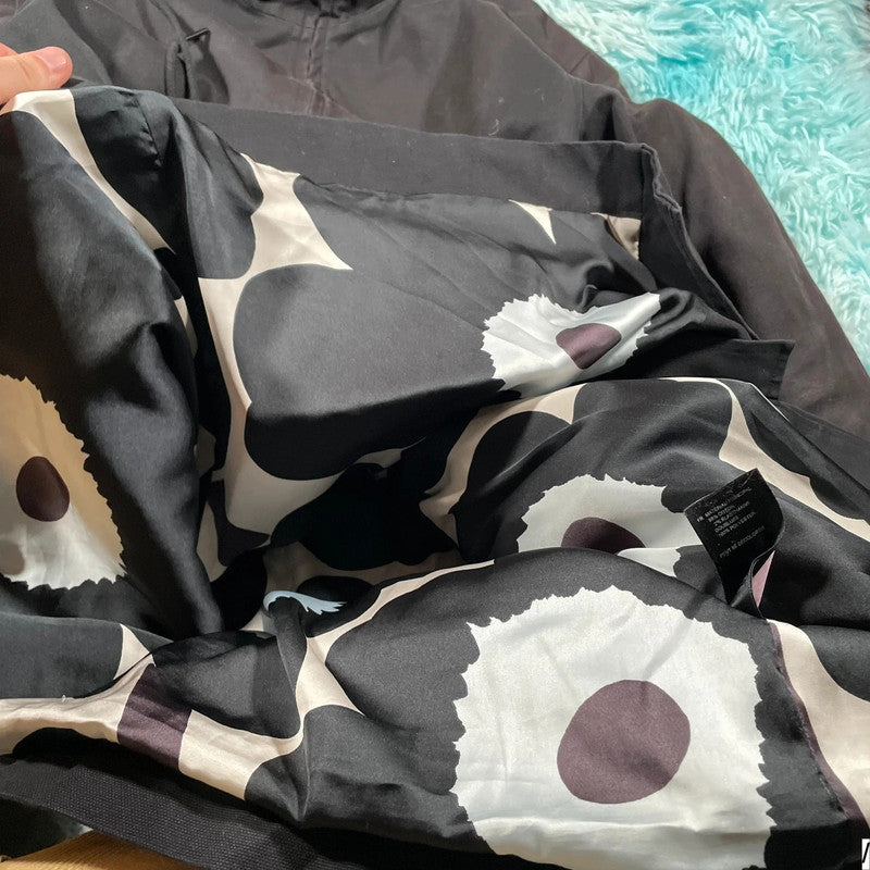 Black Marimekko Long Jacket - Medium
