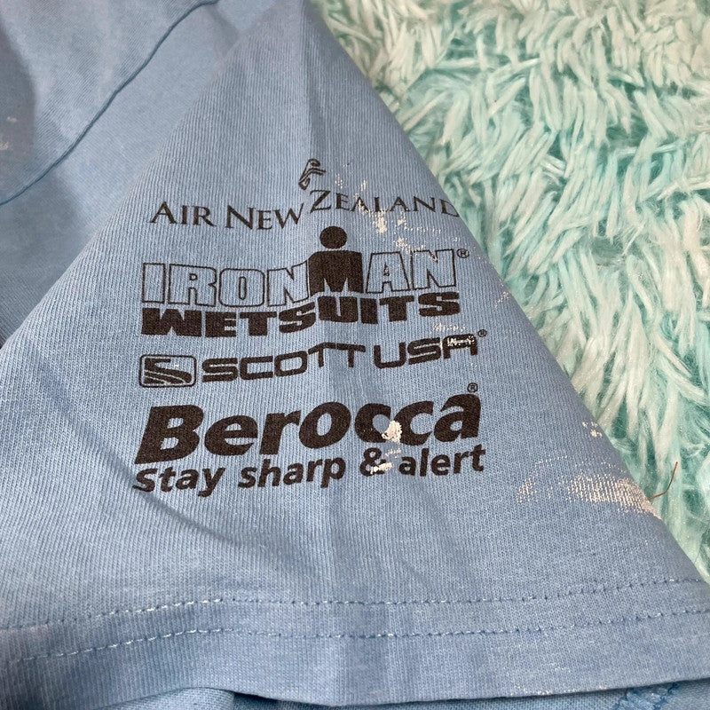 Vintage 2002 Baby Blue Nike Ironman T Shirt - Large