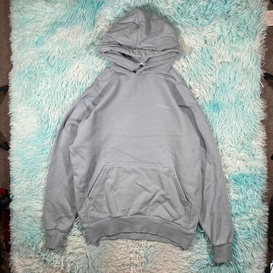 Light Blue I Love Ugly ILU Heavyweight Hoodie - XS
