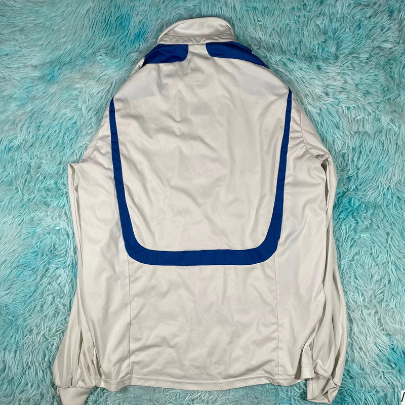 Vintage 2008 Chelsea Third Kit White Adidas Long Sleeve - Large
