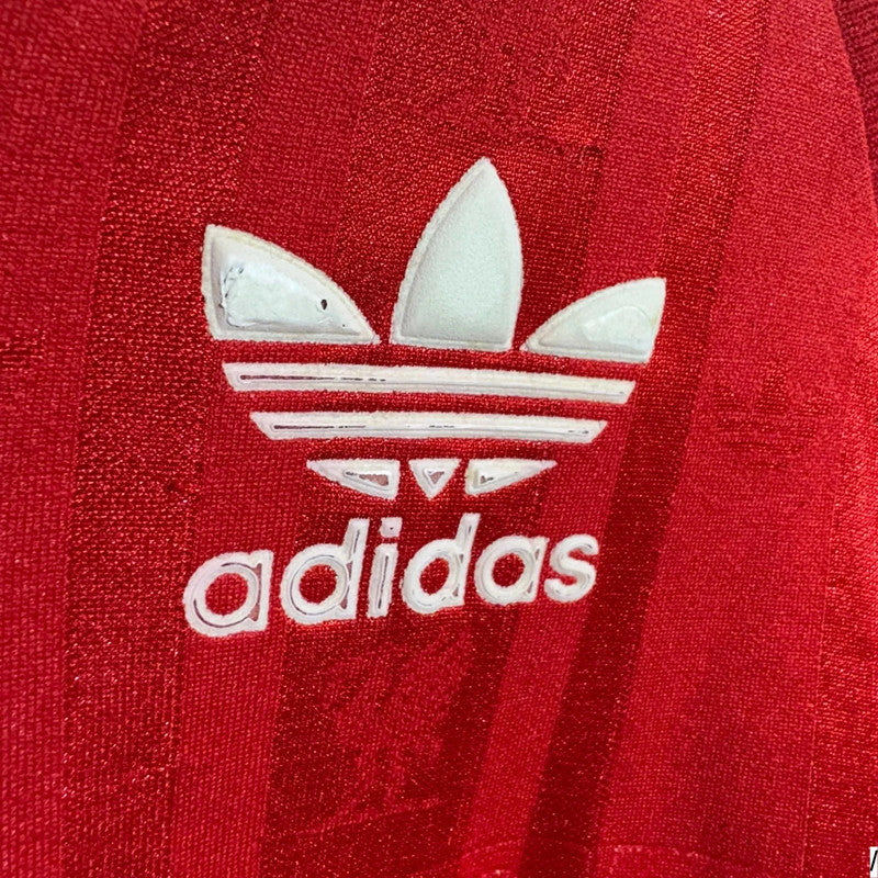 Vintage 1986 Liverpool Shirt Original Adidas Crown Paints - Small