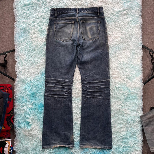 Vintage Y2K Moto Jeans Blagger Bootcut - W32 L34