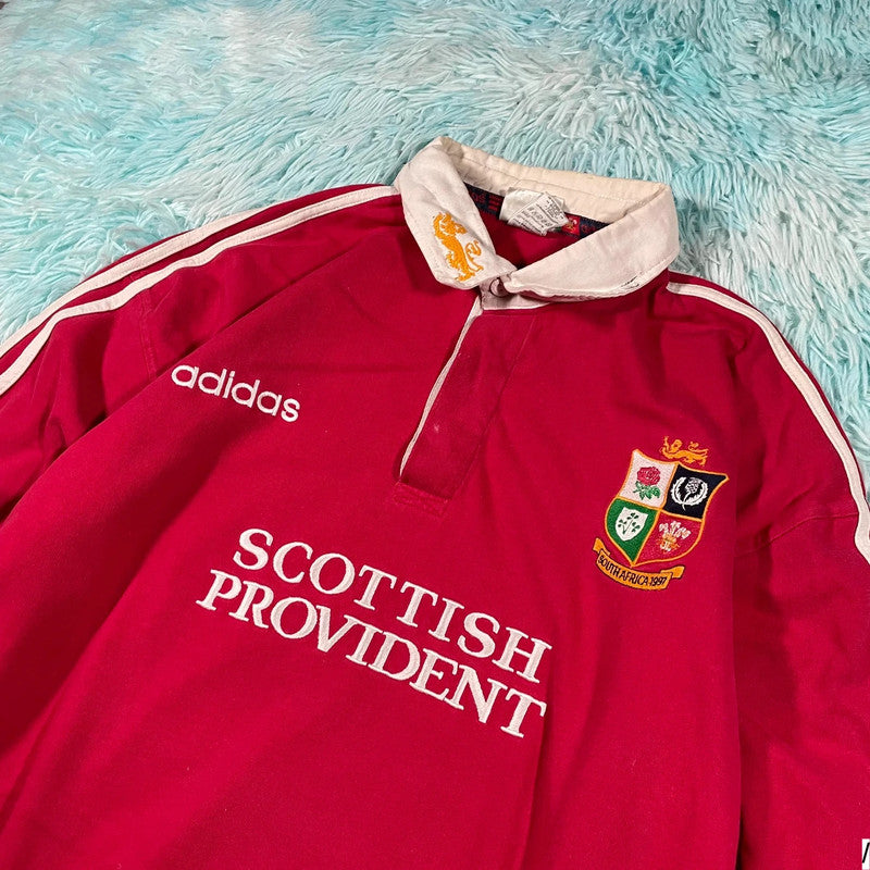 Vintage 1997 British Lions Rugby Shirt Adidas - XL