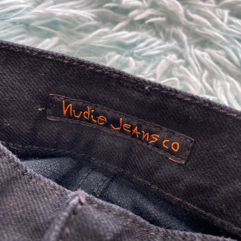 Black Nudie Jeans Straight Leg Gritty Jackson - W30 L28
