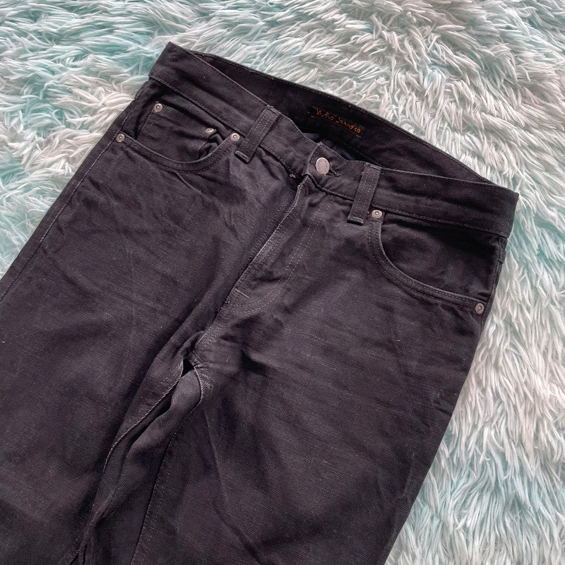 Black Nudie Jeans Straight Leg Gritty Jackson - W30 L28