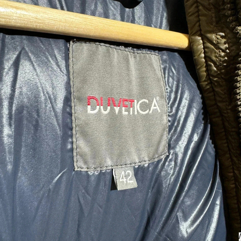Khaki Duvetica Puffer Jacket Goose Down - Large