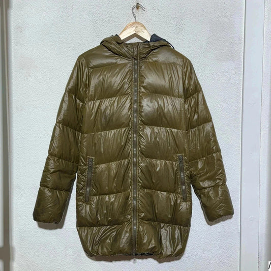 Khaki Duvetica Puffer Jacket Goose Down - Large