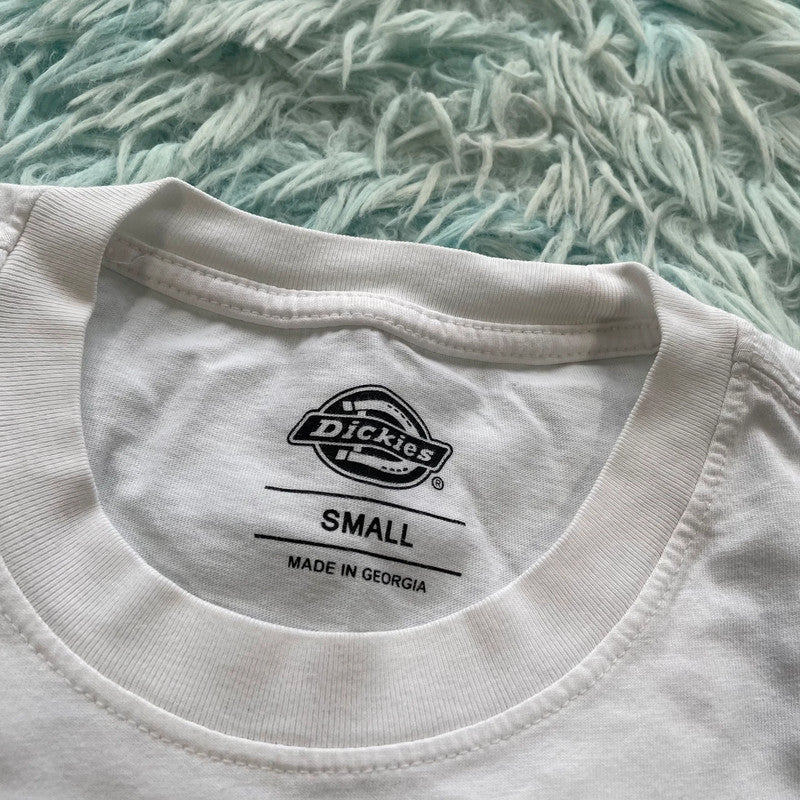 White Dickies Graphic T Shirt - Small