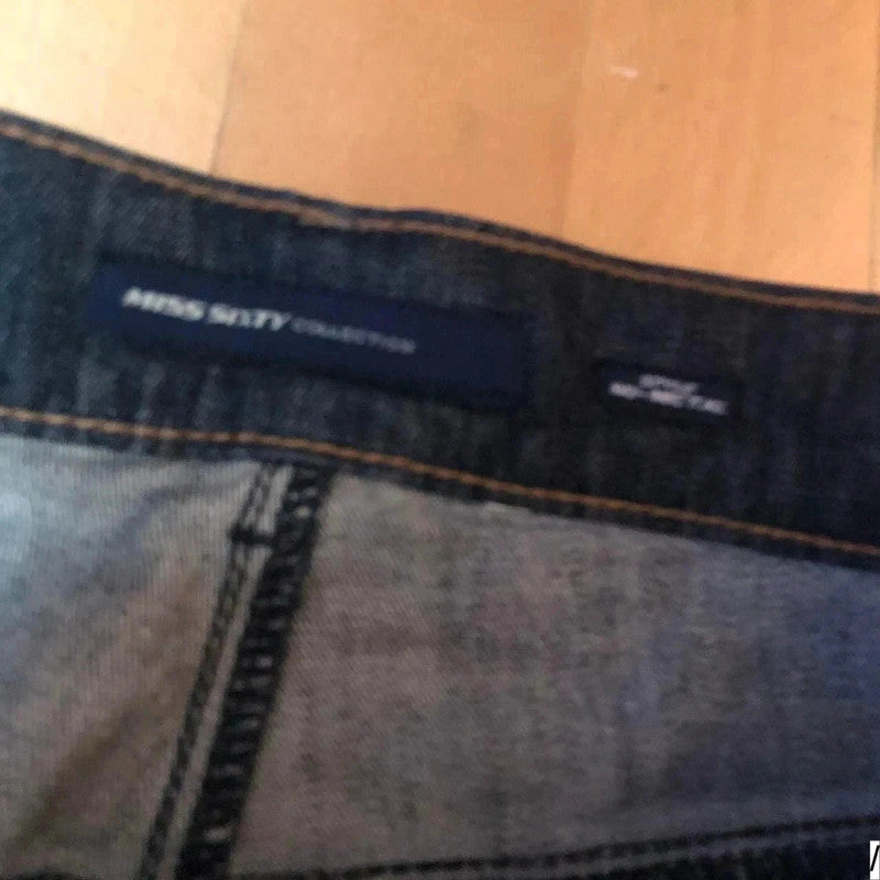 Vintage Navy Miss Sixty Jeans Slim Fit - Size 30 UK12