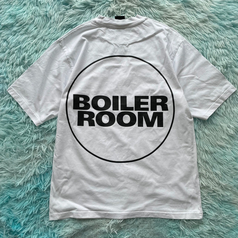 White The Boiler Room Graphic T Shirt - Small