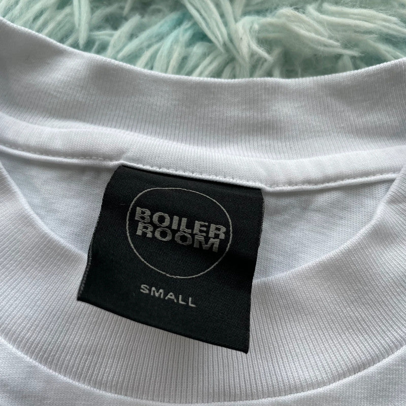 White The Boiler Room Graphic T Shirt - Small