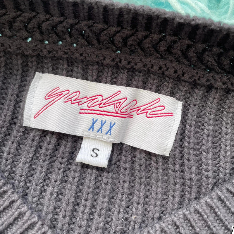 Grey Yardsale Heavyweight Knitted Jumper - Small