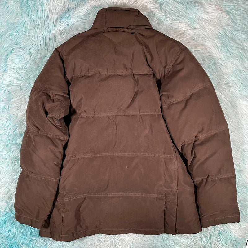 Brown Musto Puffer Jacket Duck Down Feather - Size 12