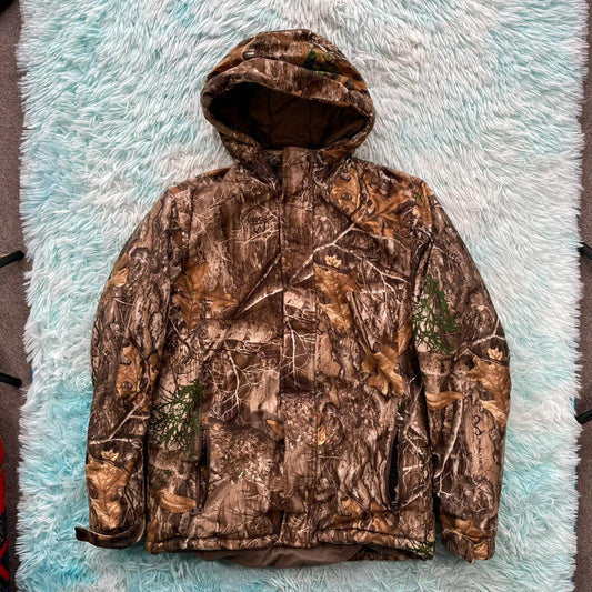 Vintage Columbia x Real Tree Camo Puffer Jacket - Medium