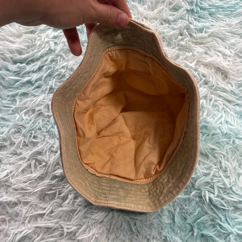 Vintage Beige Floral Bucket Hat