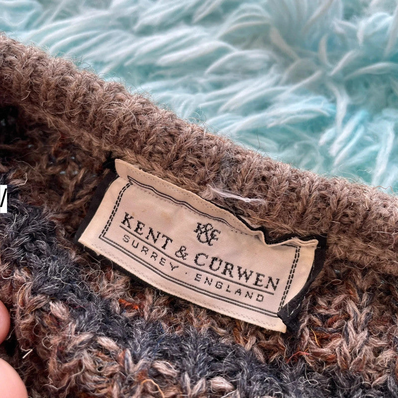 Vintage 90s Kent & Curwen Chunky Knitted Jumper - XL