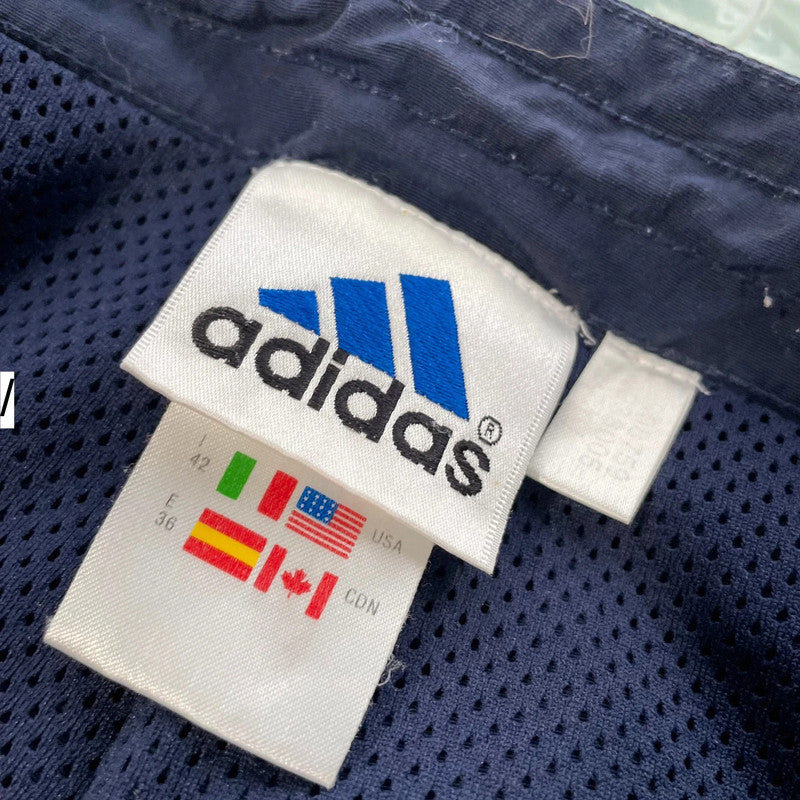 Vintage 90s Navy Adidas Tracksuit Bottoms - Size 10